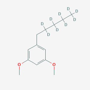 molecular formula C13H20O2 B132301 Olivetol Dimethyl Ether-d9 CAS No. 137125-91-8