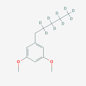 molecular formula C13H20O2 B132301 1,3-Dimethoxy-5-(2,2,3,3,4,4,5,5,5-nonadeuteriopentyl)benzene CAS No. 137125-91-8