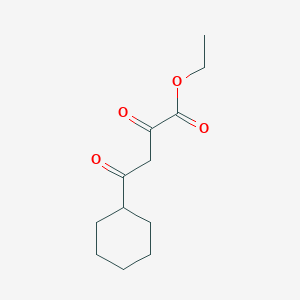 molecular formula C12H18O4 B1323010 Ethyl 4-cyclohexyl-2,4-dioxobutanoate CAS No. 893643-33-9