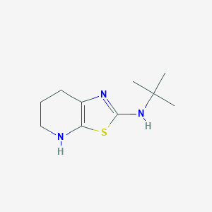 molecular formula C10H17N3S B13230459 N-tert-Butyl-4H,5H,6H,7H-[1,3]thiazolo[5,4-b]pyridin-2-amine 