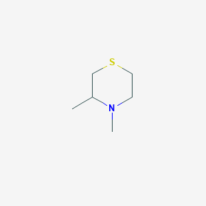 molecular formula C6H13NS B132305 3,4-Dimethylthiomorpholine CAS No. 148761-48-2