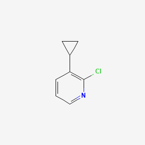 molecular formula C8H8ClN B1323058 2-Chloro-3-cyclopropylpyridine CAS No. 865664-04-6
