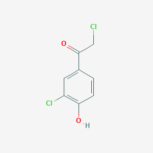 molecular formula C8H6Cl2O2 B1323067 2-Chloro-1-(3-chloro-4-hydroxyphenyl)ethanone CAS No. 39066-18-7