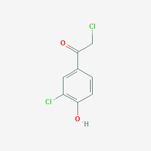 2-Chloro-1-(3-chloro-4-hydroxyphenyl)ethanone