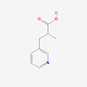 molecular formula C9H11NO2 B1323074 2-Methyl-3-(pyridin-3-yl)propanoic acid CAS No. 1017146-67-6