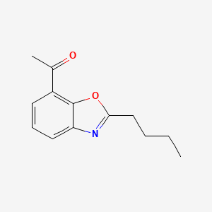 1-(2-Butyl-1,3-benzoxazol-7-yl)-1-ethanone