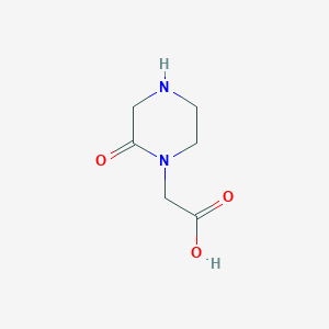 molecular formula C6H10N2O3 B1323077 2-Oxo-1-piperazineacetic acid CAS No. 24860-46-6