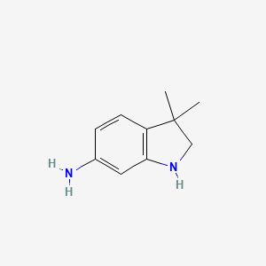molecular formula C10H14N2 B1323086 3,3-Dimethylindolin-6-amine CAS No. 179898-73-8