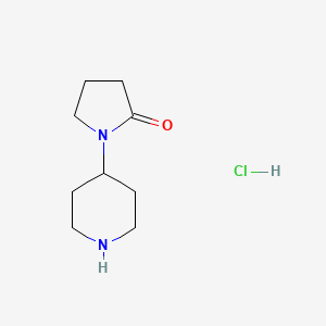 1-(Piperidin-4-yl)pyrrolidin-2-one hydrochloride