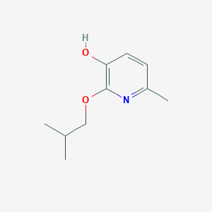 molecular formula C10H15NO2 B13230987 6-Methyl-2-(2-methylpropoxy)pyridin-3-ol 
