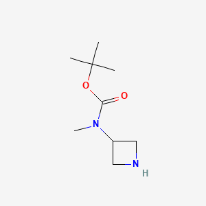 molecular formula C9H18N2O2 B1323104 Tert-butyl azetidin-3-yl(methyl)carbamate CAS No. 577777-20-9