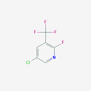molecular formula C6H2ClF4N B1323105 5-Chloro-2-fluoro-3-(trifluoromethyl)pyridine CAS No. 71701-96-7