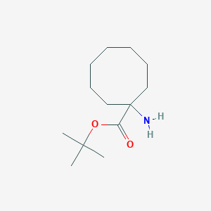 molecular formula C13H25NO2 B13231099 tert-Butyl 1-aminocyclooctane-1-carboxylate 
