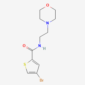 4-Bromo-N-(2-morpholin-4-ylethyl)thiophene-2-carboxamide