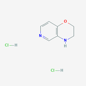 molecular formula C7H10Cl2N2O B13231148 2H,3H,4H-Pyrido[4,3-b][1,4]oxazine dihydrochloride 