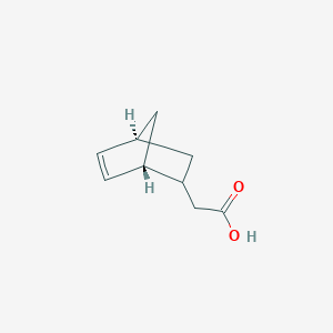 molecular formula C9H12O2 B13231160 2-[(1R,4R)-Bicyclo[2.2.1]hept-5-en-2-yl]acetic acid 