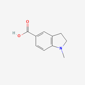 molecular formula C10H11NO2 B1323126 1-Methylindoline-5-carboxylic acid CAS No. 380922-37-2