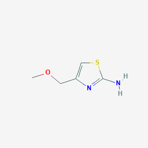 molecular formula C5H8N2OS B1323127 4-(Methoxymethyl)-1,3-thiazol-2-amine CAS No. 640768-40-7