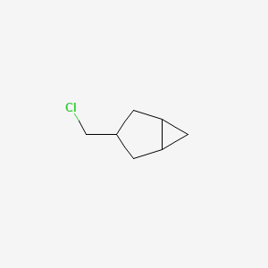molecular formula C7H11Cl B13231365 3-(Chloromethyl)bicyclo[3.1.0]hexane 