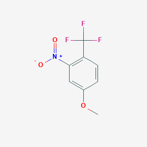 molecular formula C8H6F3NO3 B1323140 4-Methoxy-2-nitro-1-(trifluoromethyl)benzene CAS No. 25889-37-6