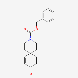 Benzyl 9-oxo-3-azaspiro[5.5]undec-7-ene-3-carboxylate