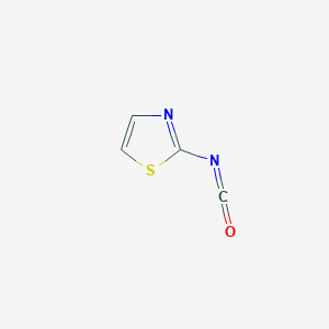 molecular formula C4H2N2OS B1323147 2-Isocyanato-Thiazole CAS No. 71189-23-6