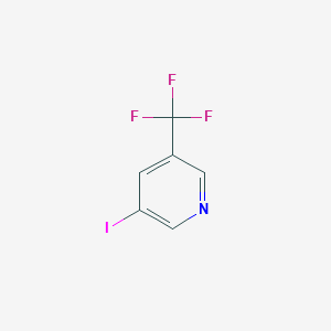 molecular formula C6H3F3IN B1323149 3-Iodo-5-(trifluoromethyl)pyridine CAS No. 1214333-22-8