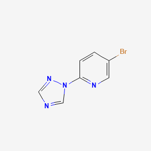 5-bromo-2-(1H-1,2,4-triazol-1-yl)pyridine