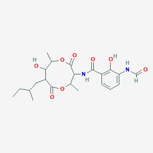 molecular formula C22H30N2O8 B132316 Urauchimycin A CAS No. 148163-07-9