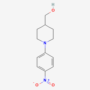 molecular formula C12H16N2O3 B1323173 (1-(4-Nitrophenyl)piperidin-4-yl)methanol CAS No. 471937-85-6
