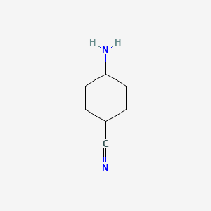 molecular formula C7H12N2 B1323176 Trans-4-aminocyclohexanecarbonitrile CAS No. 23083-48-9