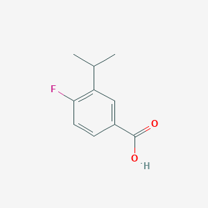 molecular formula C10H11FO2 B1323179 4-Fluoro-3-isopropylbenzoic acid CAS No. 869990-61-4