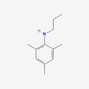 molecular formula C12H19N B1323186 2,4,6-trimethyl-N-propylaniline CAS No. 356532-68-8
