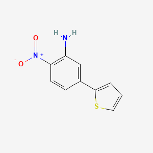 molecular formula C10H8N2O2S B1323190 2-Nitro-5-(thiophen-2-yl)aniline CAS No. 849235-53-6