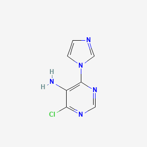 4-Chloro-6-(1H-imidazol-1-yl)pyrimidin-5-amine