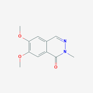 molecular formula C11H12N2O3 B13232054 6,7-Dimethoxy-2-methyl-1,2-dihydrophthalazin-1-one 