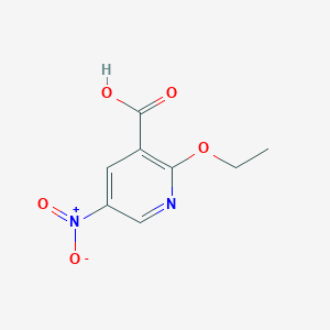 molecular formula C8H8N2O5 B1323209 2-Ethoxy-5-nitronicotinic acid CAS No. 247582-60-1