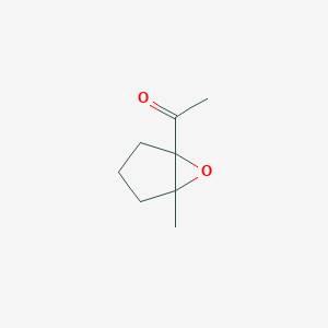 molecular formula C8H12O2 B132321 1-(5-Methyl-6-oxabicyclo[3.1.0]hexan-1-yl)ethanone CAS No. 145801-12-3