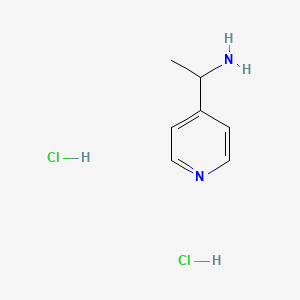 molecular formula C7H11ClN2 B1323213 1-(Pyridin-4-yl)ethanamine dihydrochloride CAS No. 174132-32-2