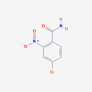 molecular formula C7H5BrN2O3 B1323223 4-Bromo-2-nitrobenzamide CAS No. 1152237-09-6