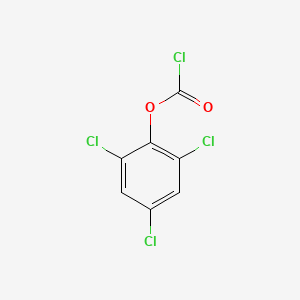 molecular formula C7H2Cl4O2 B13232310 2,4,6-Trichlorophenyl chloroformate CAS No. 4511-19-7