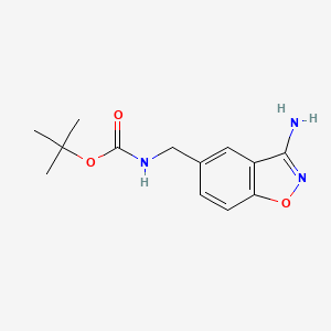 tert-Butyl ((3-aminobenzo[d]isoxazol-5-yl)methyl)carbamate