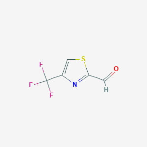 molecular formula C5H2F3NOS B1323239 4-(Trifluoromethyl)thiazole-2-carbaldehyde CAS No. 354587-75-0