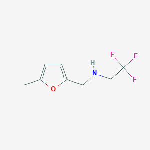 [(5-Methylfuran-2-yl)methyl](2,2,2-trifluoroethyl)amine