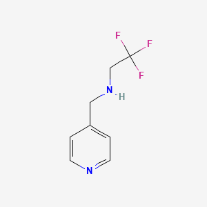 (Pyridin-4-ylmethyl)(2,2,2-trifluoroethyl)amine