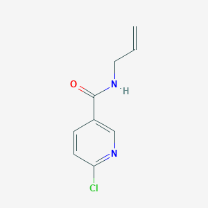 molecular formula C9H9ClN2O B1323305 N-烯丙基-6-氯烟酰胺 CAS No. 915921-01-6