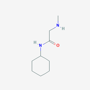 molecular formula C9H18N2O B1323307 N-cyclohexyl-2-(methylamino)acetamide CAS No. 46117-12-8