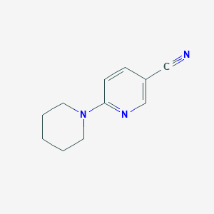 molecular formula C11H13N3 B1323317 6-(Piperidin-1-yl)pyridine-3-carbonitrile CAS No. 501378-38-7
