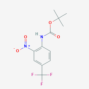 tert-Butyl (2-nitro-4-(trifluoromethyl)phenyl)carbamate