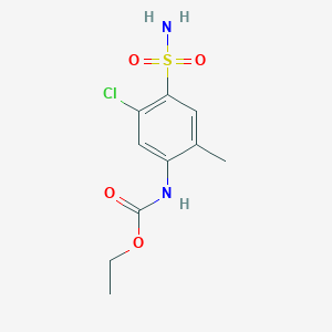 Ethyl (5-chloro-2-methyl-4-sulfamoylphenyl)carbamate